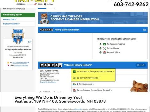 Used 2017 Ford F150 XL w/ Equipment Group 101A Mid image 3