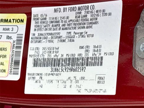 Used 2017 Lincoln MKZ Select w/ Select Plus Package FWD image 32