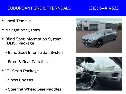 Used 2016 Volvo V60 T5 Platinum w/ 19" Sport Package FWD image 4