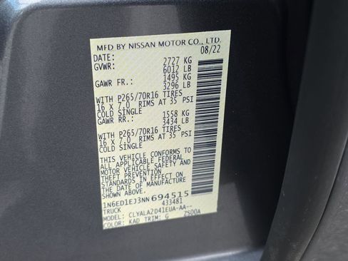 Used 2022 Nissan Frontier S w/ Technology Package image 33