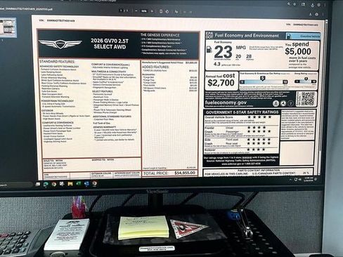 New 2026 Genesis GV70 2.5T Select image 19