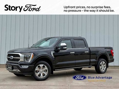 Certified 2022 Ford F150 Platinum w/ Equipment Group 701A High AWD/4WD image 1