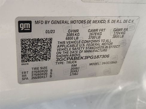 Used 2023 Chevrolet Silverado 1500 Custom RWD image 32