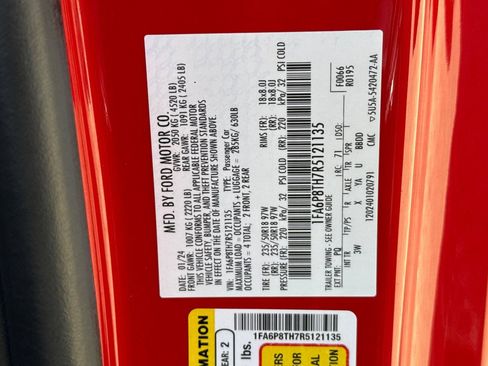 Certified 2024 Ford Mustang Premium RWD image 30