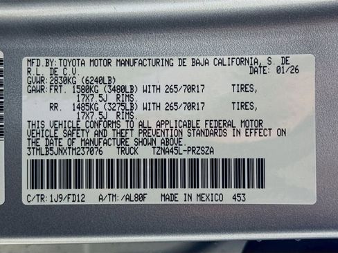 New 2026 Toyota Tacoma TRD Off-Road image 28