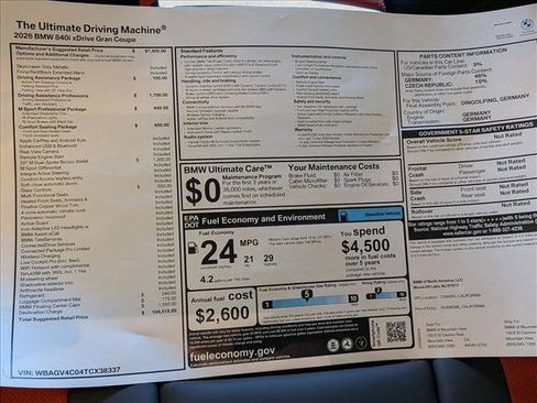 New 2026 BMW 840i xDrive AWD/4WD image 20