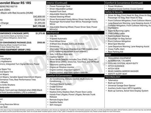 Used 2024 Chevrolet Blazer RS w/ Driver Confidence II Package FWD image 5