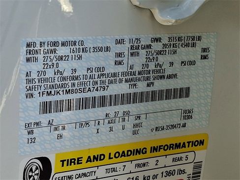 New 2025 Ford Expedition Max Platinum w/ Stealth Appearance Package image 18