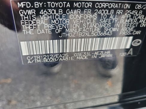 Used 2020 Lexus IS 350 F Sport w/ F Sport Package image 36