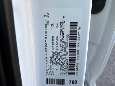 New 2026 Toyota Tacoma TRD Sport image 26