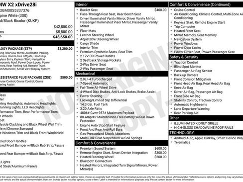 Used 2025 BMW X2 xDrive28i w/ Technology Package image 40