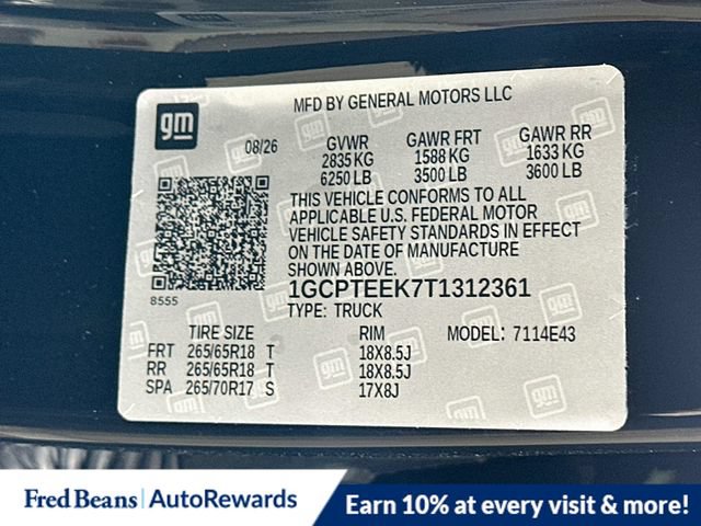 New 2026 Chevrolet Colorado Trail Boss AWD/4WD image 25