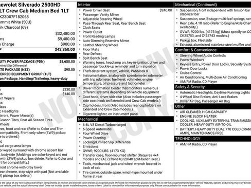 Used 2007 Chevrolet Silverado 2500 LT w/ Heavy-Duty Power Package AWD/4WD image 31