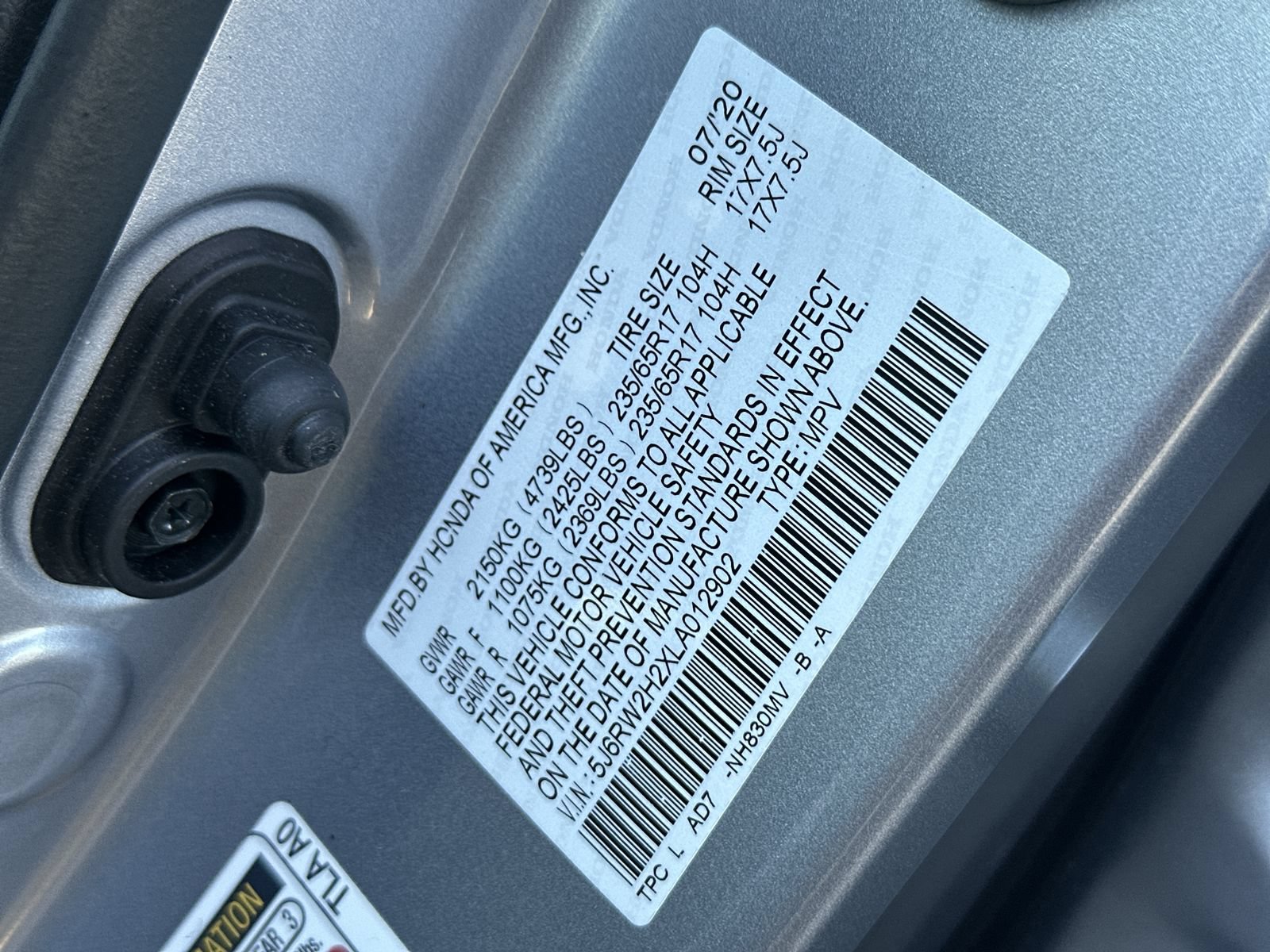 Used 2020 Honda CR-V LX image 35