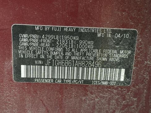 Used 2010 Subaru Impreza 2.5i Premium image 15