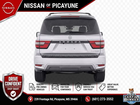 Used 2022 Nissan Armada Platinum w/ Captain's Chairs Package RWD image 4