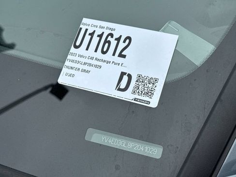 Certified 2023 Volvo C40 P8 Recharge Plus AWD/4WD image 3