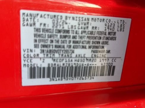 New 2026 Nissan Sentra SR FWD image 22