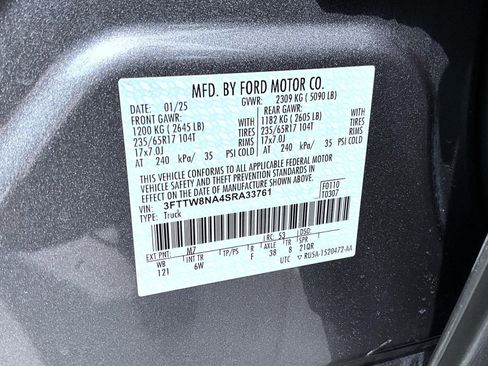 Used 2025 Ford Maverick Tremor AWD/4WD image 28