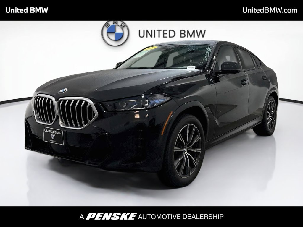 Certified 2025 BMW X6 xDrive40i w/ Parking Assistance Package AWD/4WD image 1