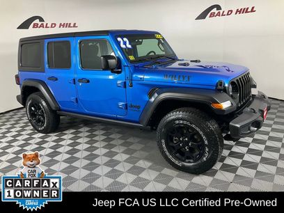 Certified 2022 Jeep Wrangler Unlimited Willys