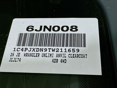 New 2026 Jeep Wrangler Sport S image 6