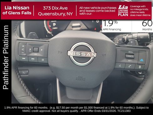 New 2026 Nissan Pathfinder Platinum image 18