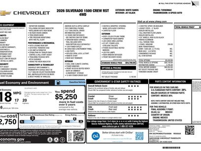 New 2026 Chevrolet Silverado 1500 RST w/ RST Select Package