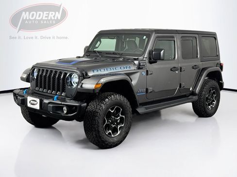 Used 2023 Jeep Wrangler Unlimited Rubicon 4xe w/ Steel Bumper Group AWD/4WD image 1