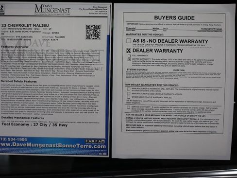 Used 2023 Chevrolet Malibu LT w/ Driver Confidence Package image 20