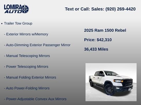 Used 2025 RAM 1500 Rebel AWD/4WD image 14