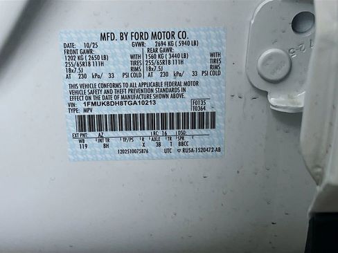 Used 2026 Ford Explorer Active image 37