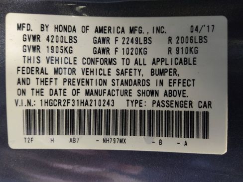 Used 2017 Honda Accord LX image 33