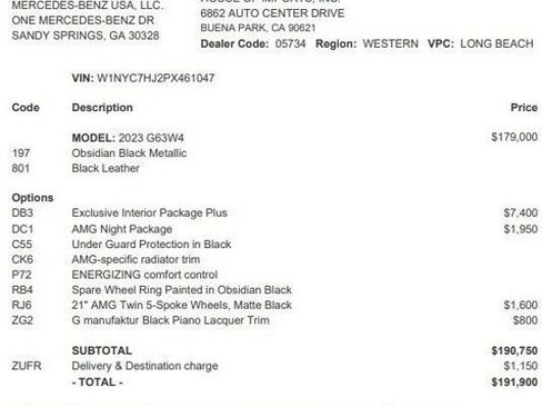 Certified 2023 Mercedes-Benz G 63 AMG 4MATIC image 4