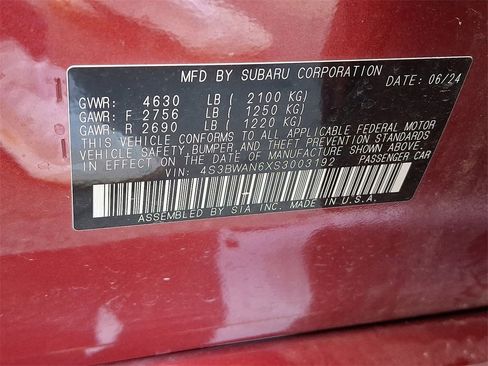 Used 2025 Subaru Legacy Limited image 32