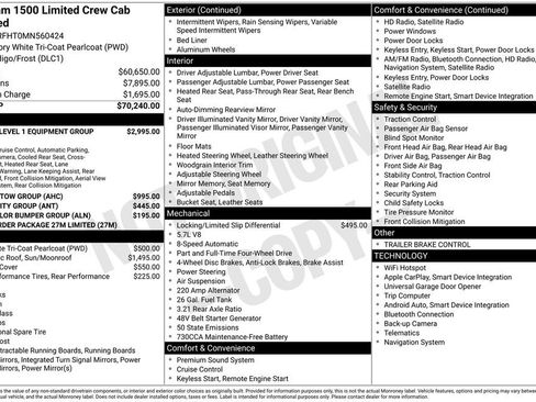 Used 2021 RAM 1500 Limited AWD/4WD image 10