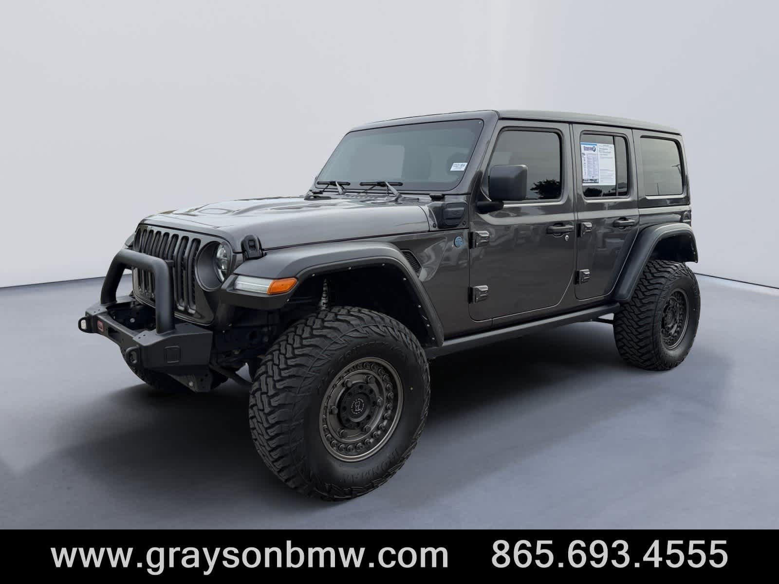 Used 2022 Jeep Wrangler Unlimited Rubicon 4xe w/ Cold Weather Group AWD/4WD image 7