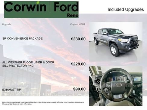Used 2019 Toyota Tacoma SR w/ SR Convenience Package AWD/4WD image 3