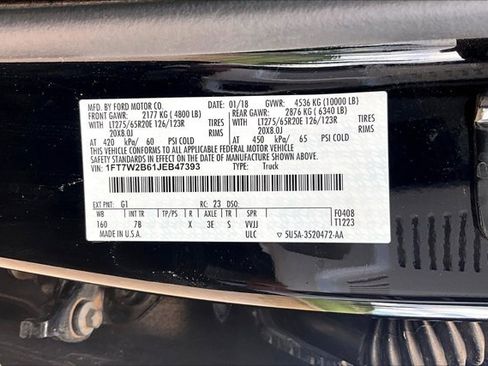Used 2018 Ford F250 Platinum w/ Platinum Ultimate Package AWD/4WD image 19