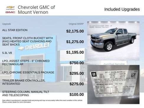 Used 2017 Chevrolet Silverado 1500 LT w/ All Star Edition AWD/4WD image 6