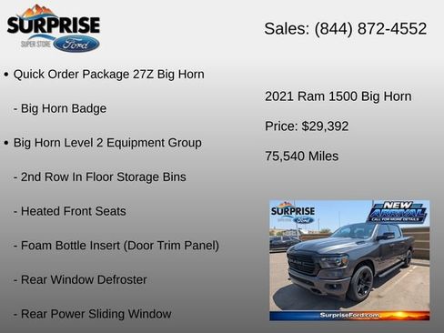 Used 2021 RAM 1500 Big Horn AWD/4WD image 6