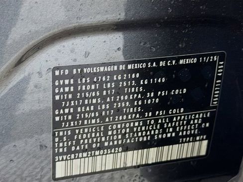 New 2026 Volkswagen Tiguan S image 30