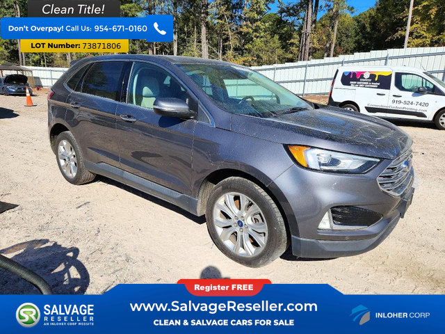 Used 2021 Ford Edge Titanium w/ Cargo Accessory Package FWD image 5