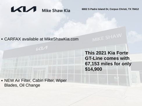 Used 2021 Kia Forte GT-Line w/ GT-Line Premium Package FWD image 3