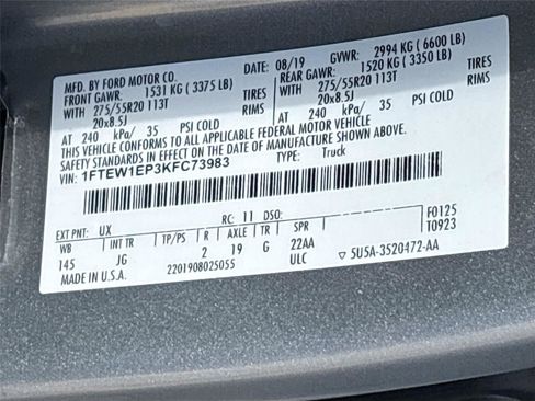 Used 2019 Ford F150 XL w/ Equipment Group 101A Mid image 30