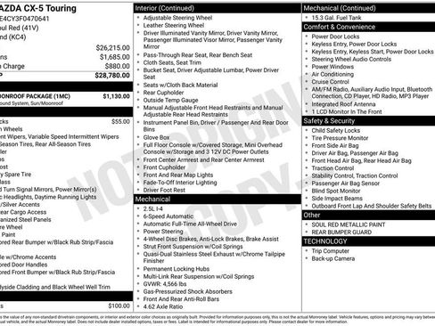 Used 2015 MAZDA CX-5 Touring w/ Bose/Moonroof Package image 22