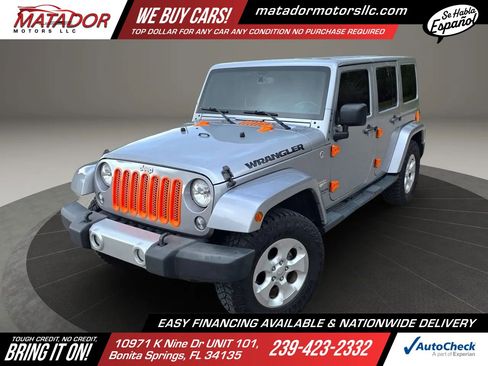 Used 2015 Jeep Wrangler Unlimited Sahara w/ Connectivity Group image 2