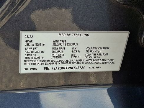 Used 2022 Tesla Model Y Performance AWD/4WD image 27