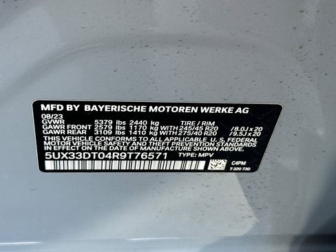 Used 2024 BMW X4 xDrive30i w/ M Sport Package AWD/4WD image 28