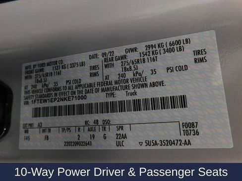 Used 2022 Ford F150 XLT w/ Equipment Group 302A High image 35